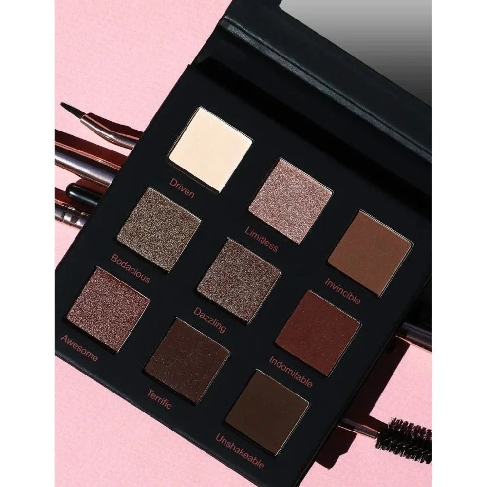 REALHER II Make It Happen Eyeshadow Palette 9-Pan Neutral Nude New